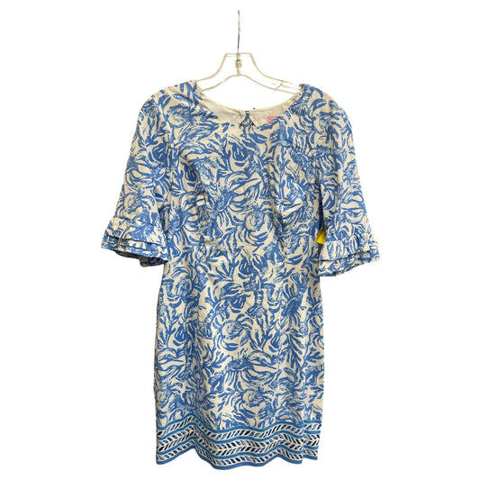 Dress Designer By Lilly Pulitzer In Blue & White, Size:S