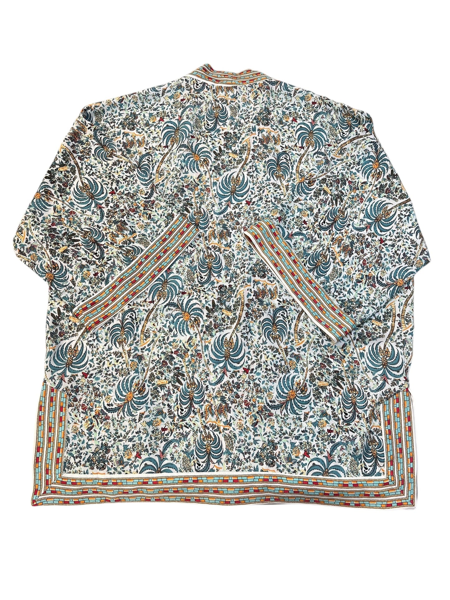 Kimono By Max Studio In Blue & White, Size:M