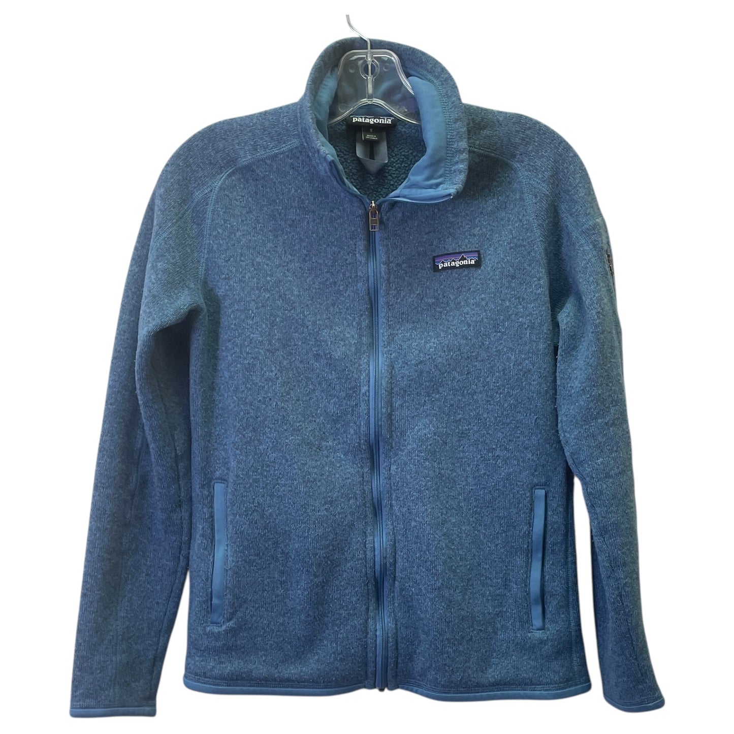 Jacket Fleece By Patagonia In Blue, Size:S