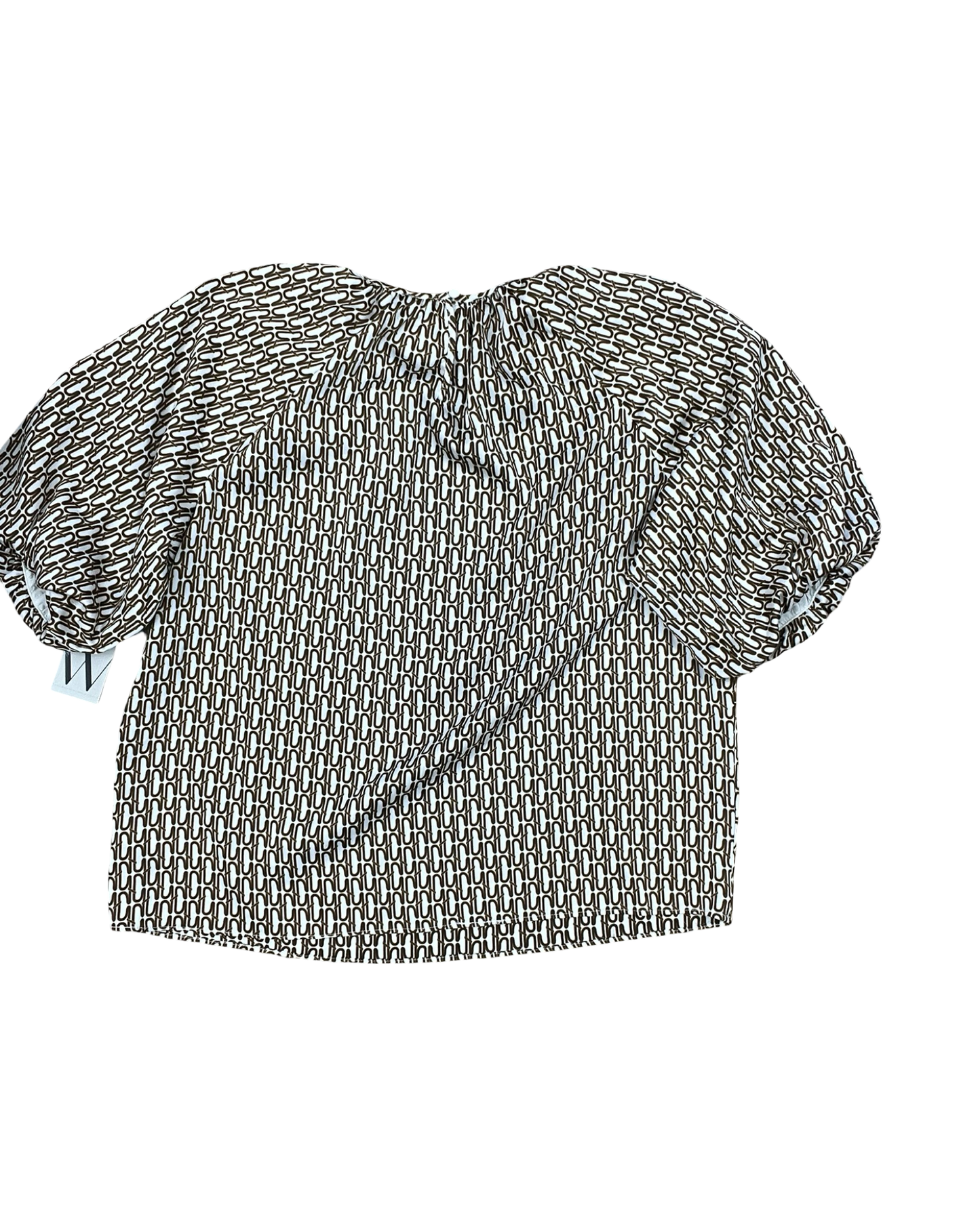 Top Ss By Worthington In Brown & Cream, Size:L