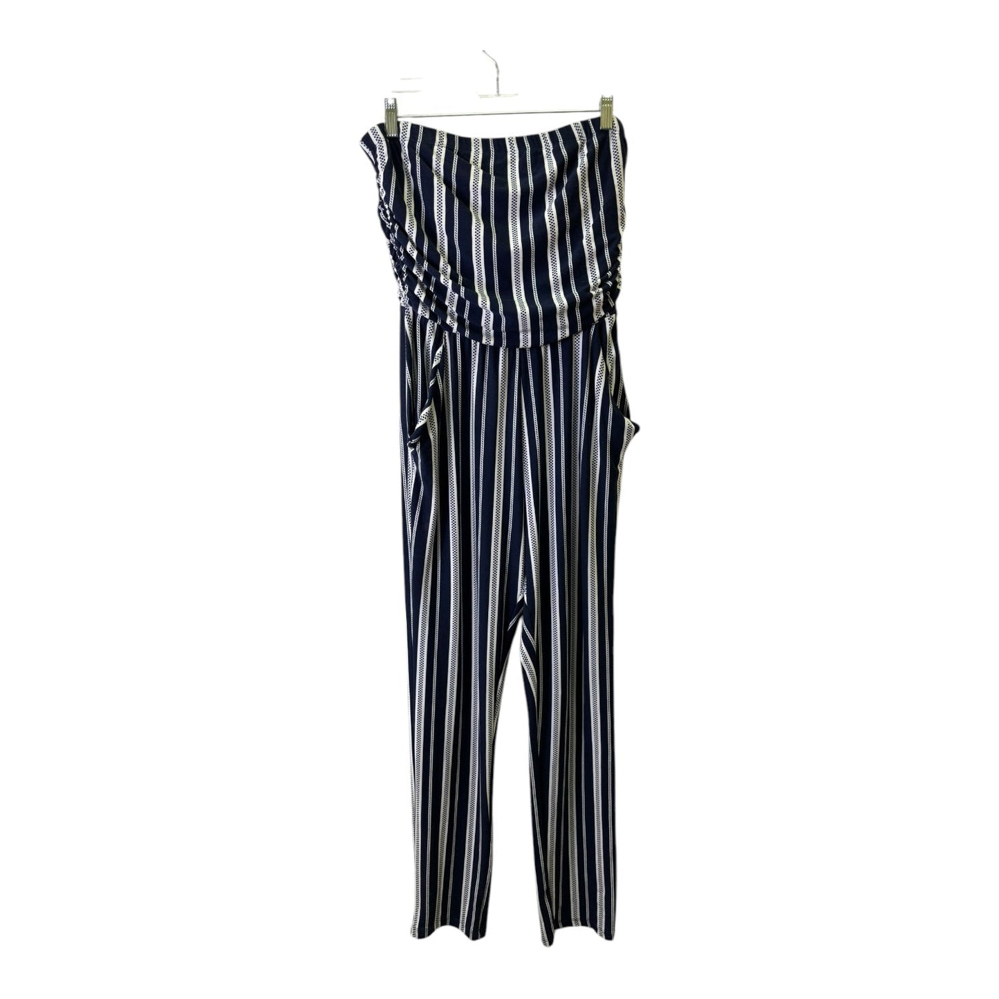 Jumpsuit By Cme In Blue & White, Size:Xl