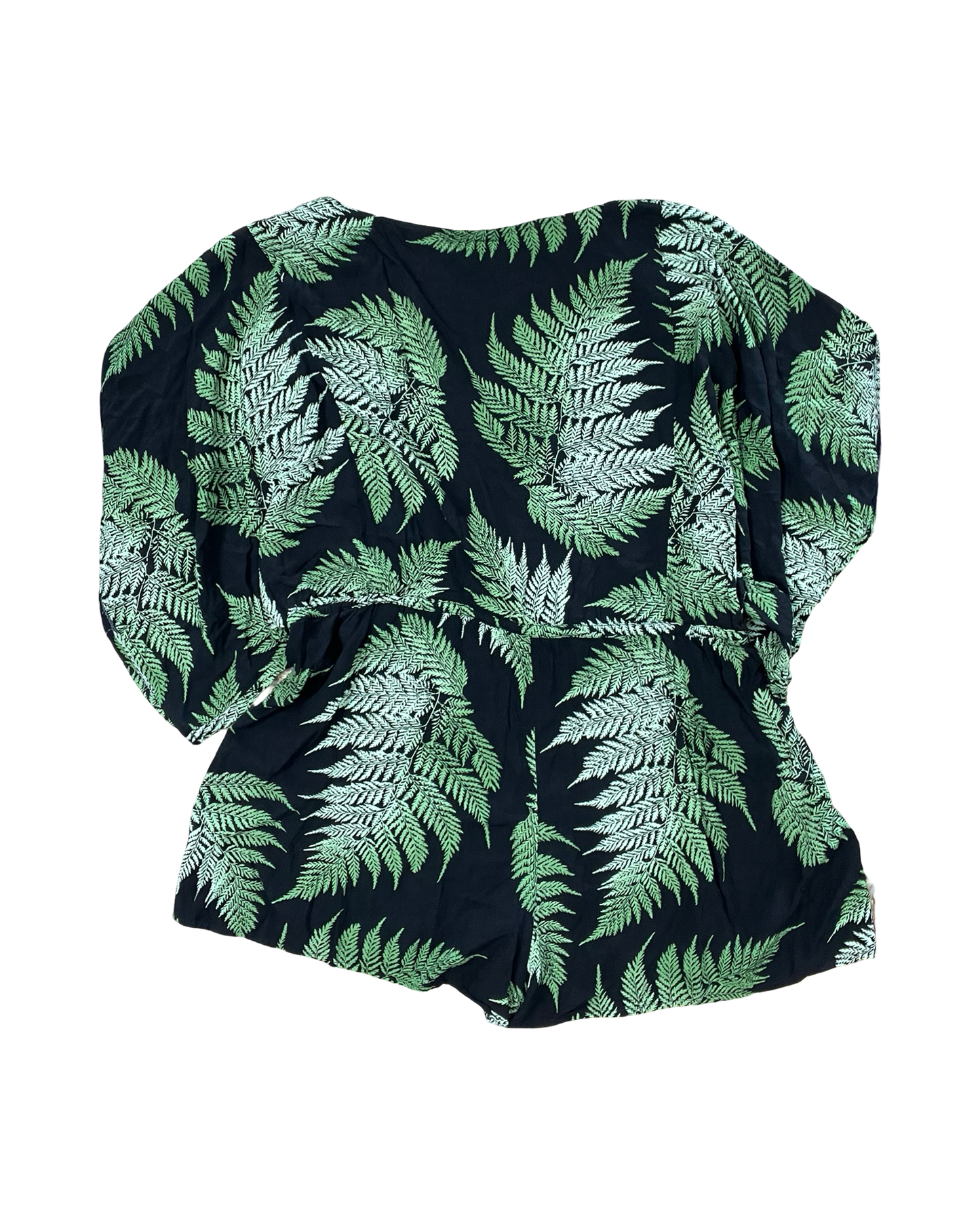 Romper By Clothes Mentor In Black & Green, Size:Xl