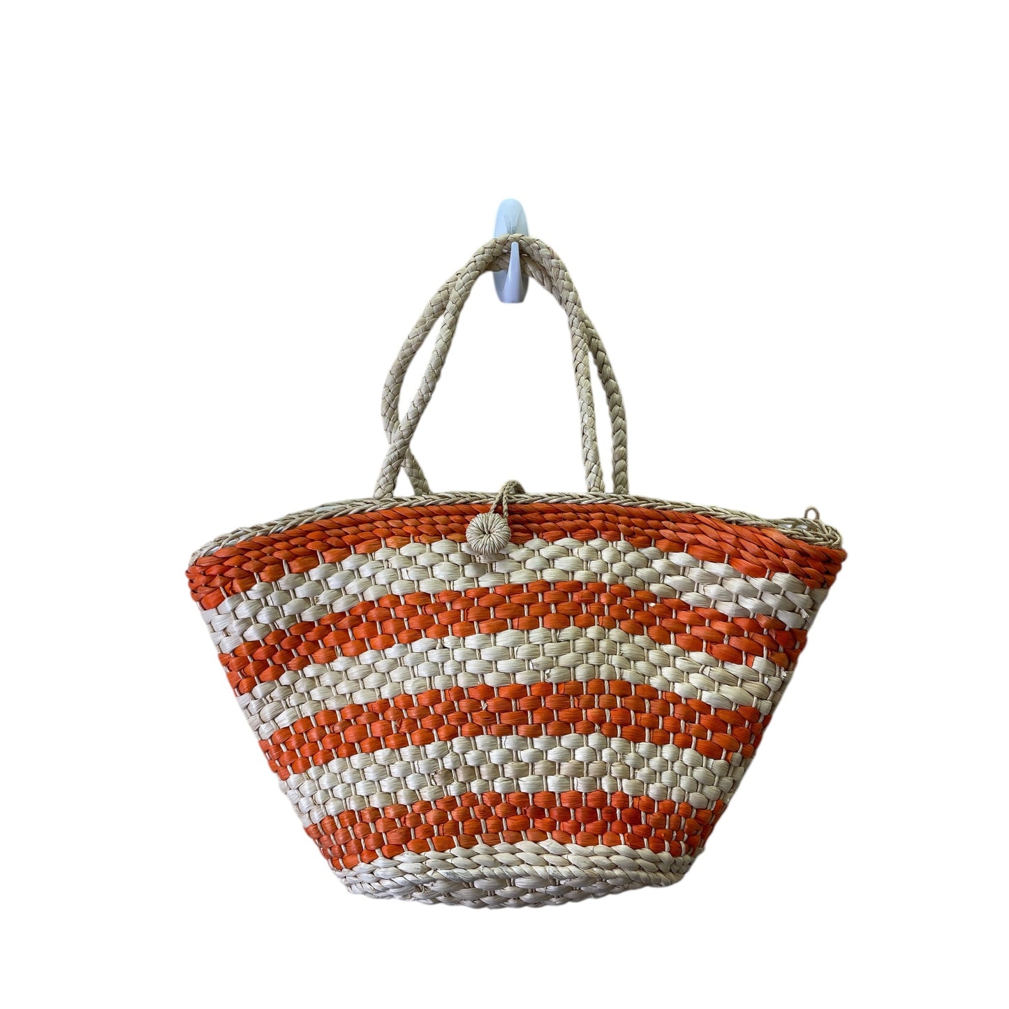 Handbag By J. Crew In Orange, Size:Large