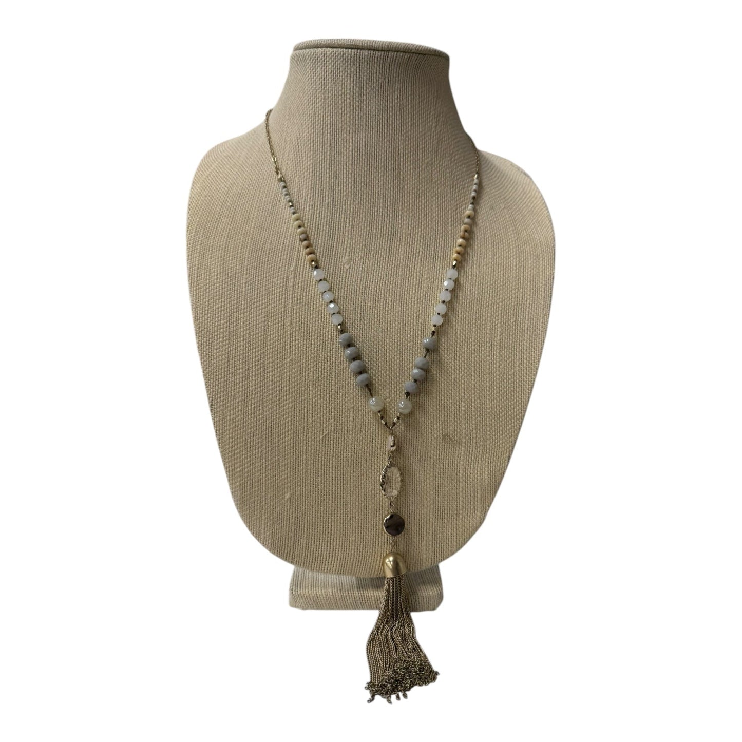 Necklace Pendant By Loft In Gold & Pink