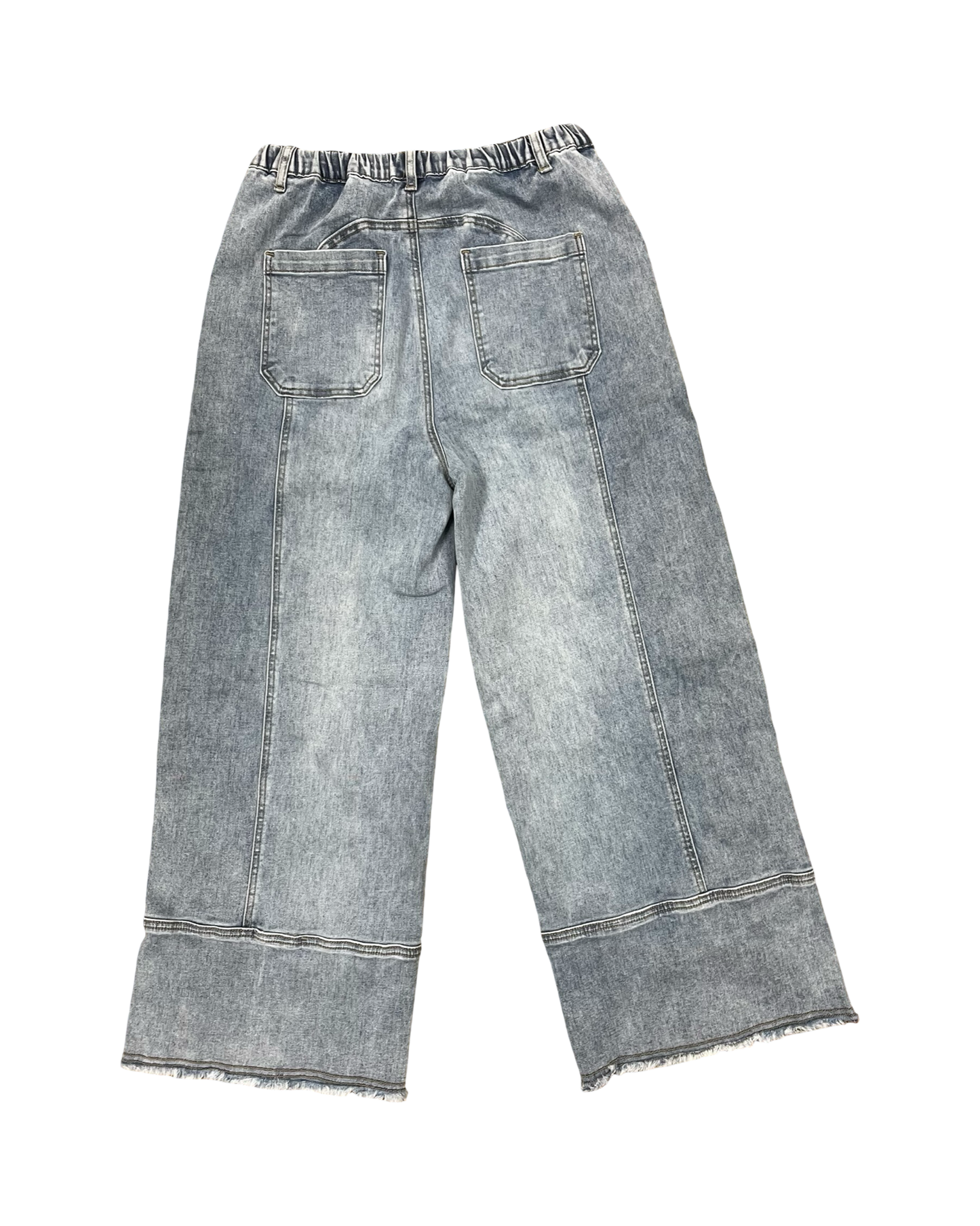 Jeans Wide Leg By Clothes Mentor In Blue Denim, Size:8