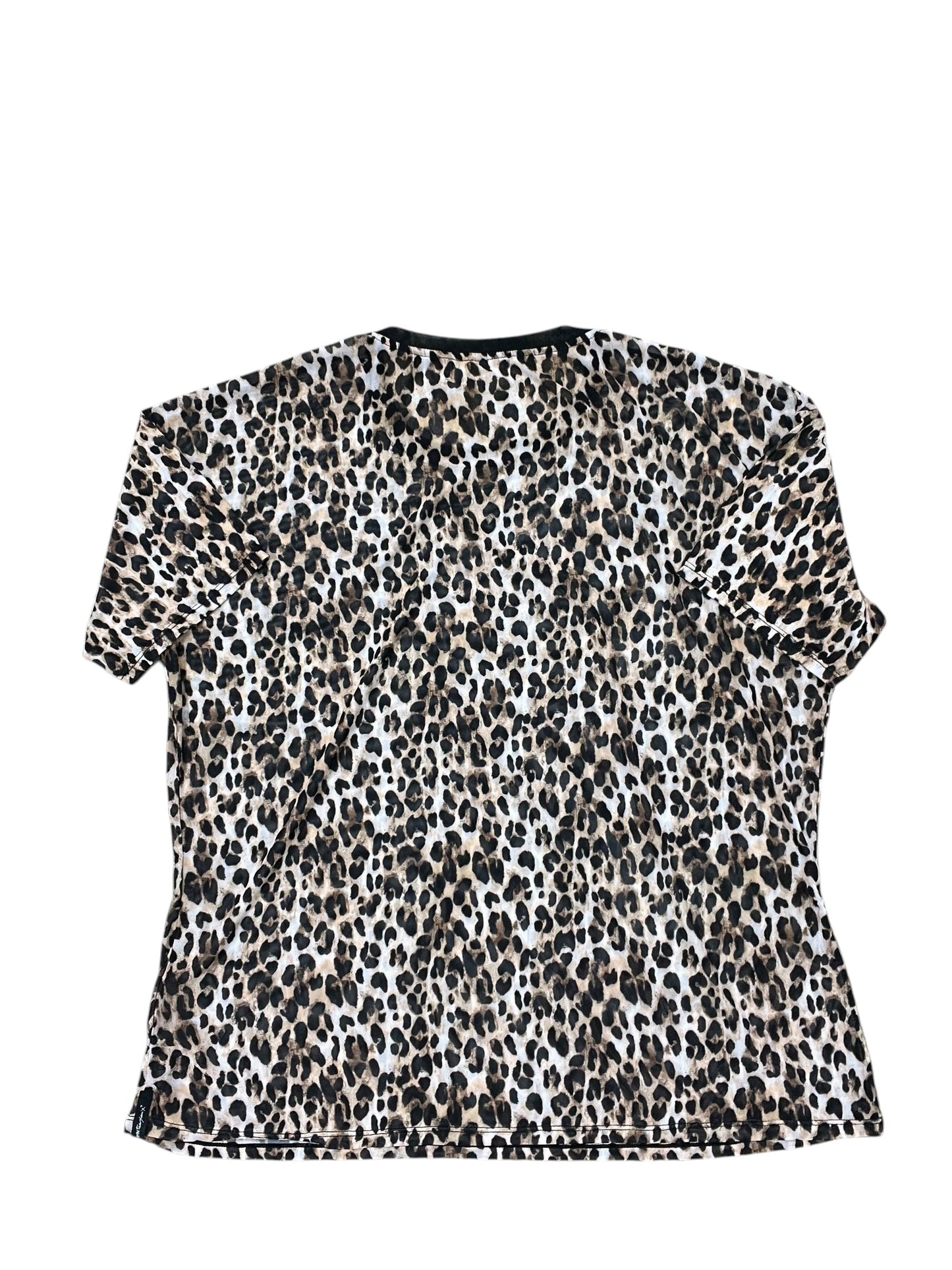 Top Ss By Clothes Mentor In Animal Print, Size:S
