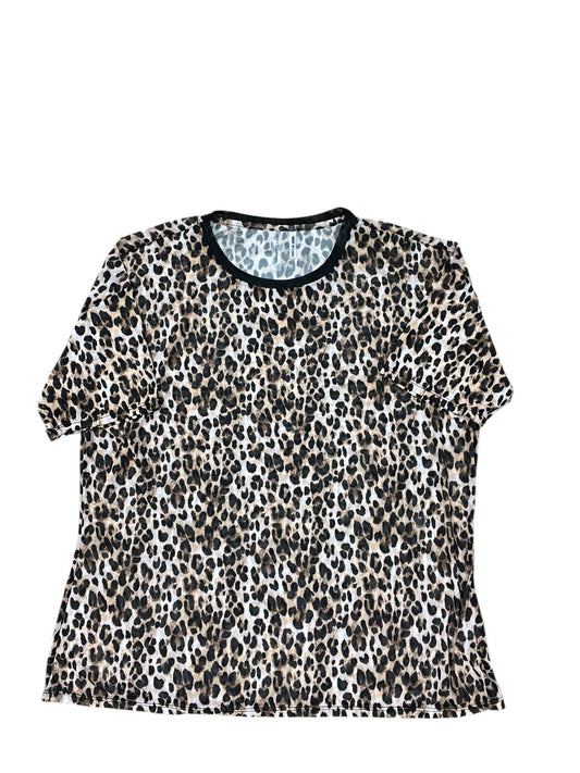 Top Ss By Clothes Mentor In Animal Print, Size:S