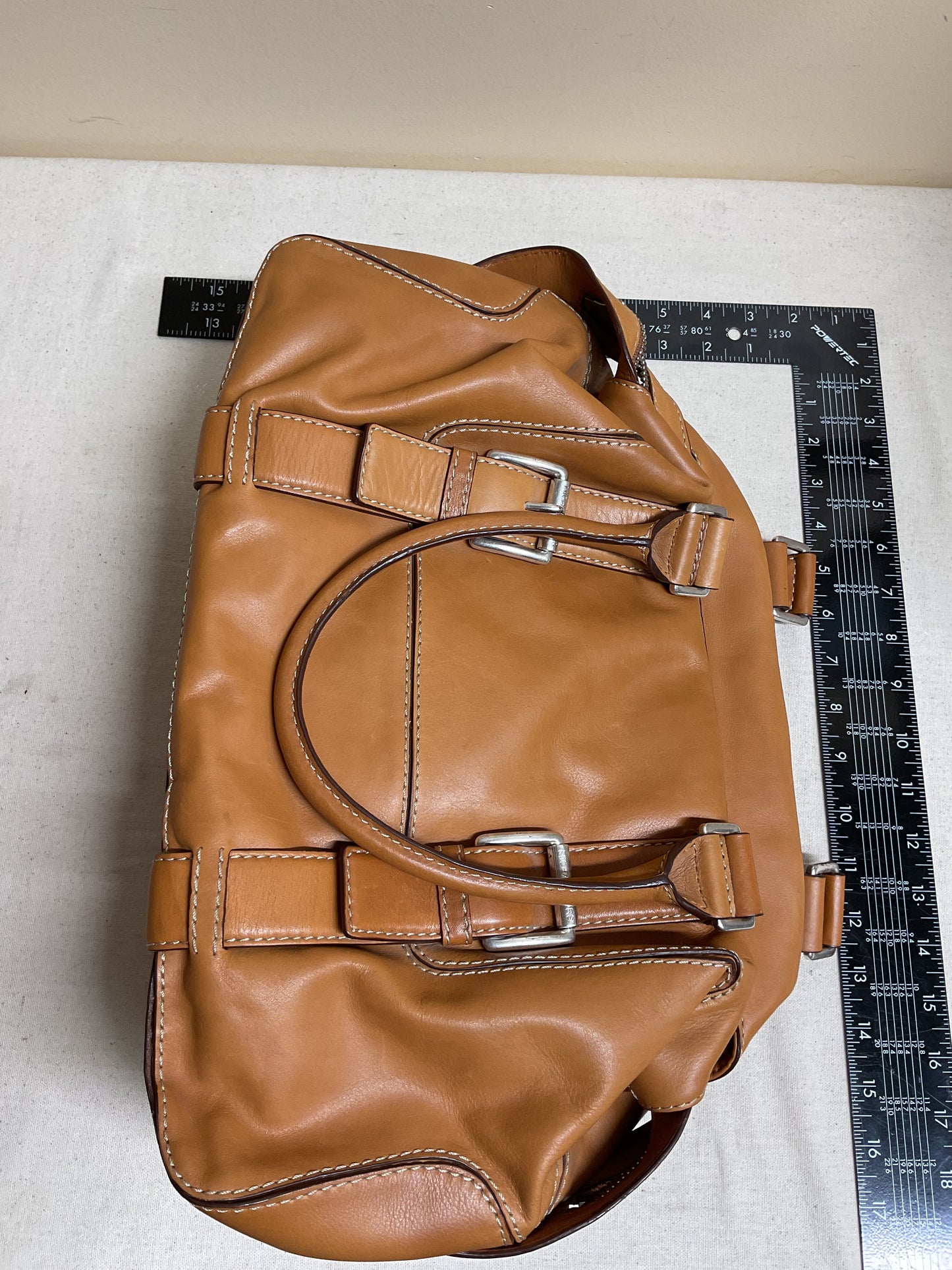 Handbag Designer By Michael Kors In Brown, Size:Medium