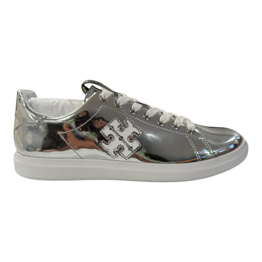 Shoes Designer By Tory Burch In Silver, Size:8