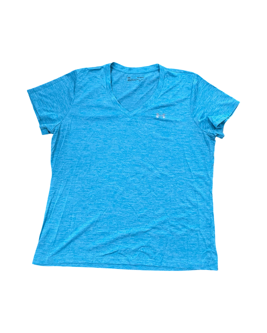 Athletic Top Ss By Under Armour In Blue, Size:Xl