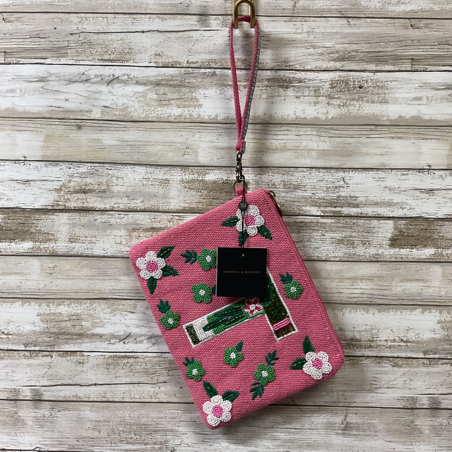 Wristlet By Clothes Mentor In Pink, Size:Large