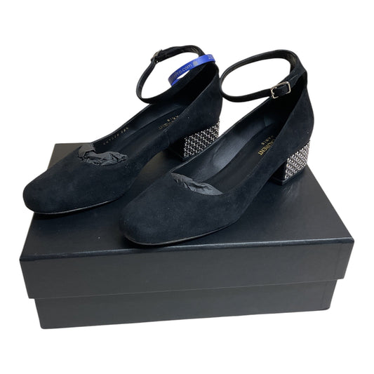 Shoes Luxury Designer By Yves Saint Laurent In Black, Size:8
