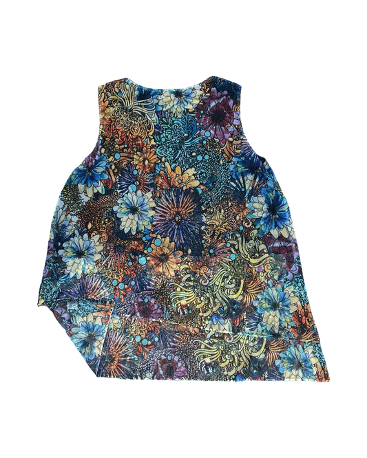 Top Sleeveless By Clothes Mentor In Multi, Size:1X