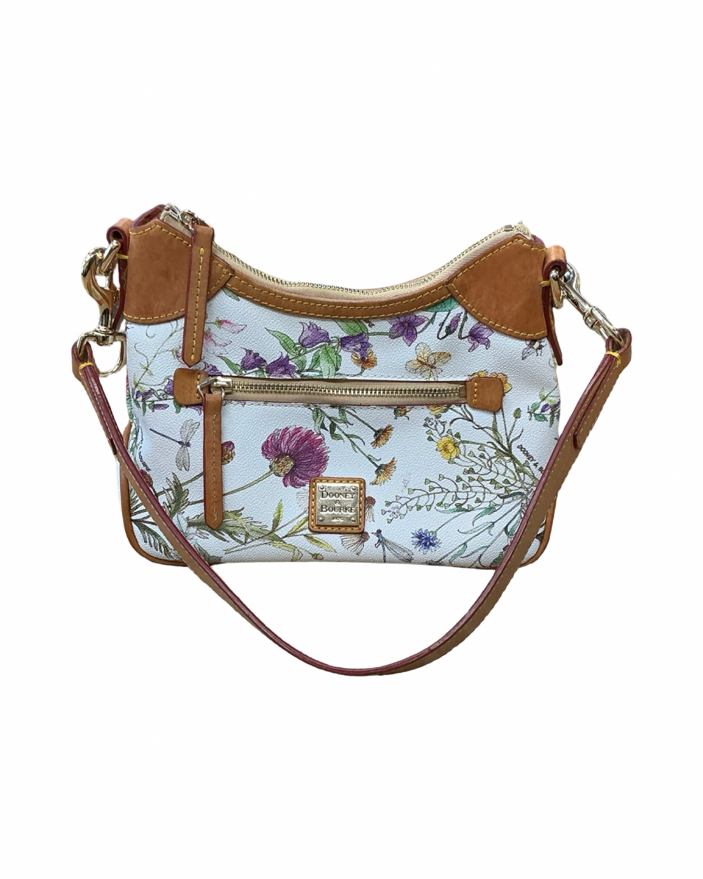 Handbag Designer By Dooney And Bourke In White, Size:Small