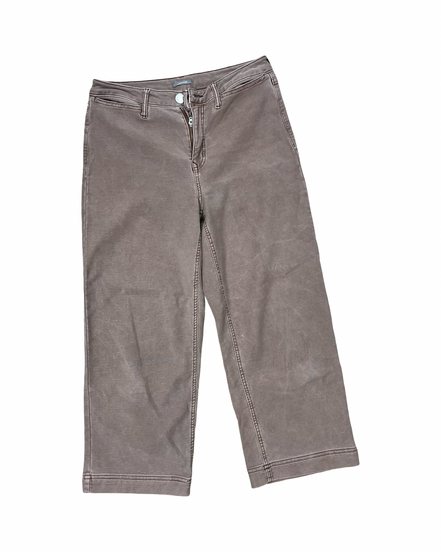 Jeans Cropped By Maurices In Brown, Size:8