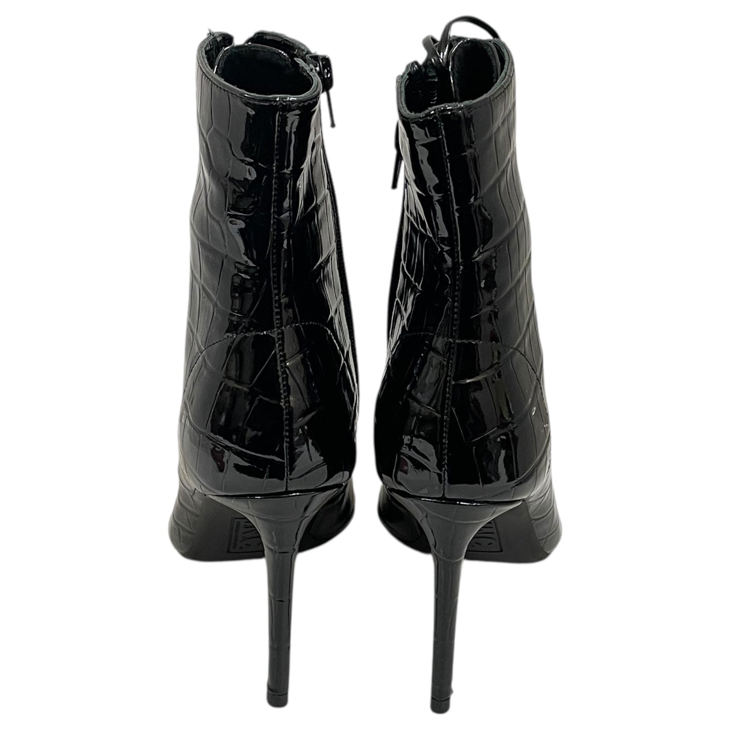 Boots Ankle Heels By Inc In Black, Size:7