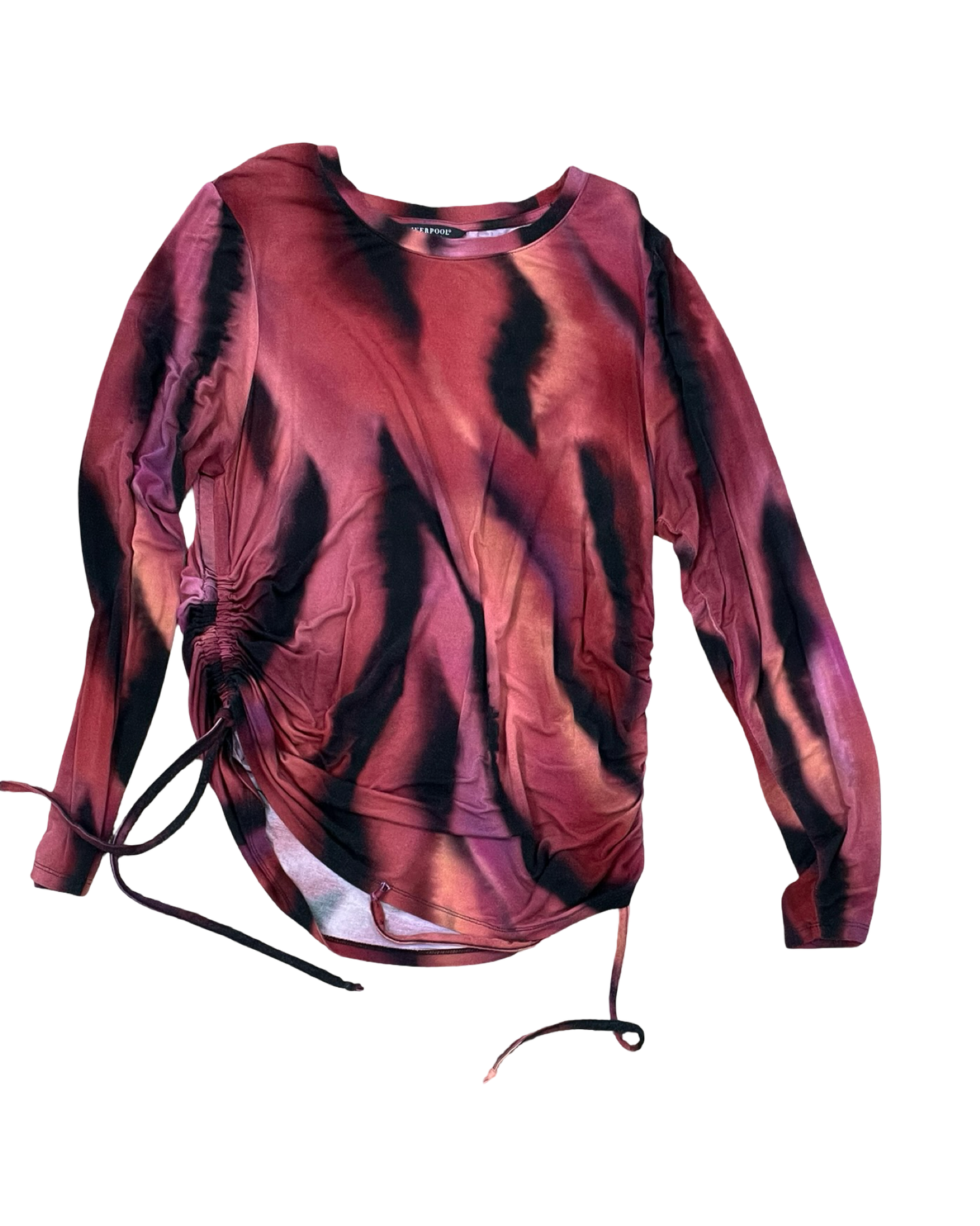 Top Ls By Liverpool In Black & Red, Size:L