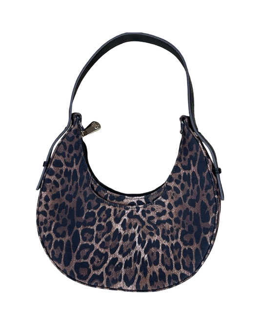 Handbag By Liz Claiborne In Leopard Print, Size:Small