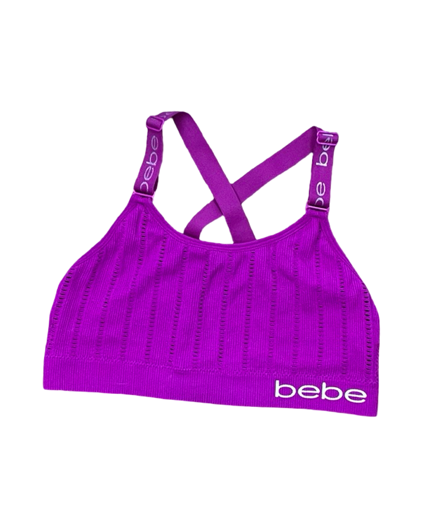 Athletic Bra By Bebe In Pink, Size:L