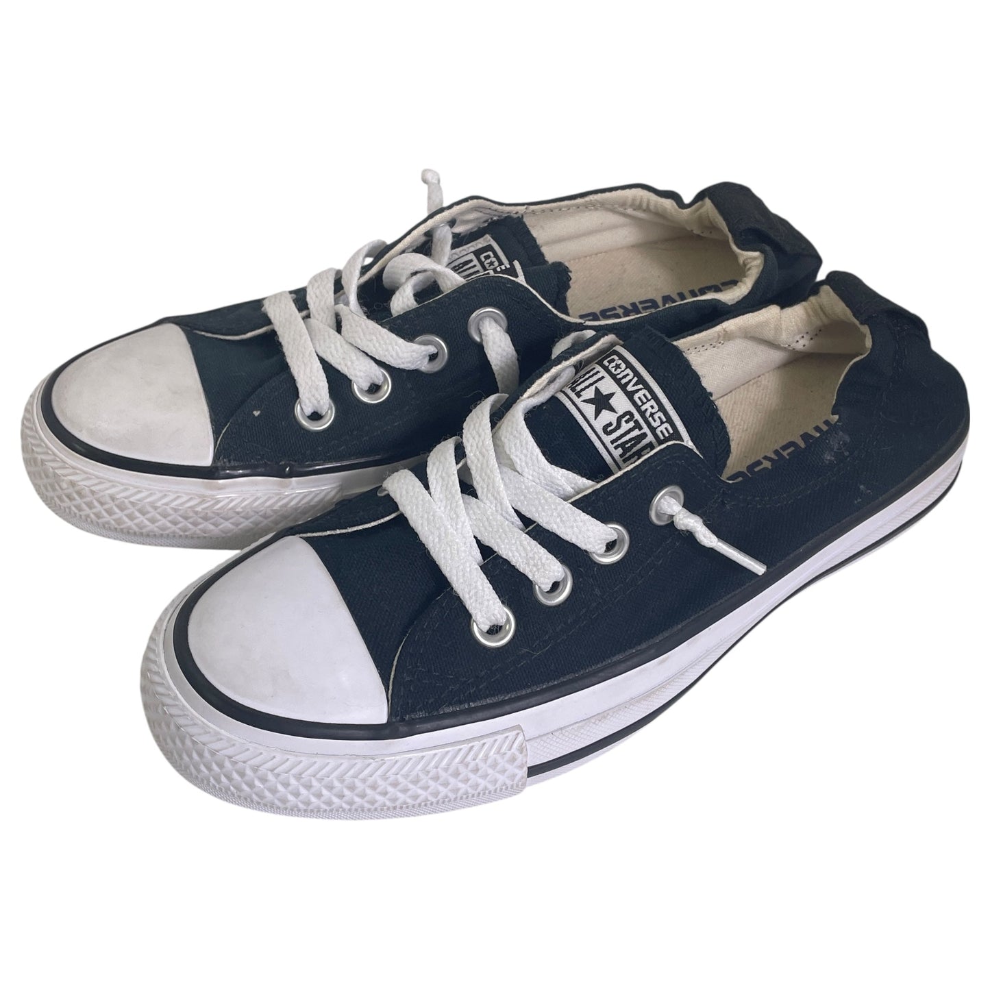 Shoes Sneakers By Converse In Black, Size:6