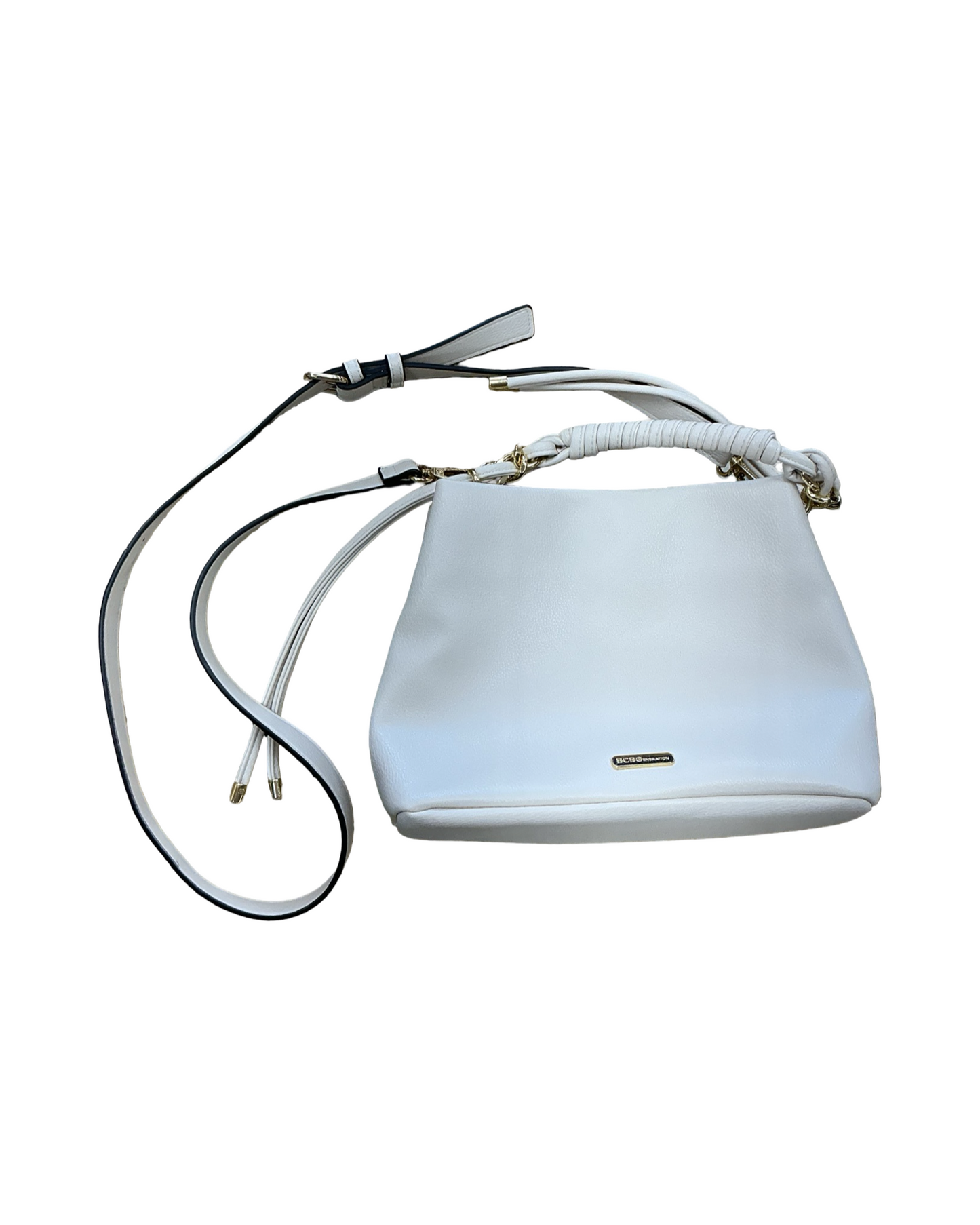 Handbag By Bcbg In Cream, Size:Medium
