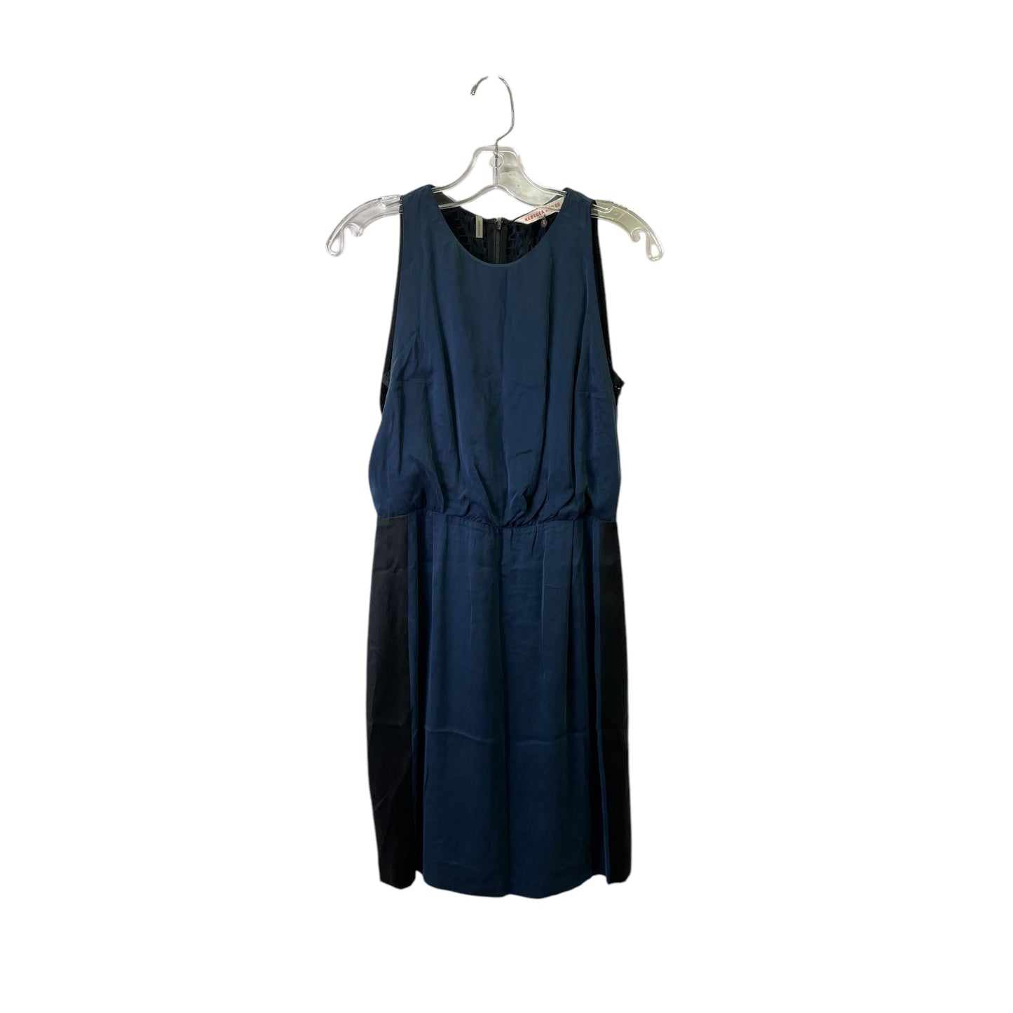 Dress Casual Short By Rebecca Taylor In Black & Blue, Size:S