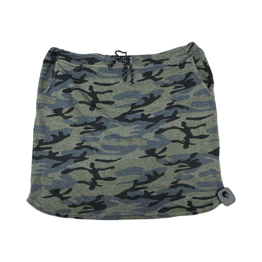 Skirt Midi By Sundry In Camouflage Print, Size:Xl
