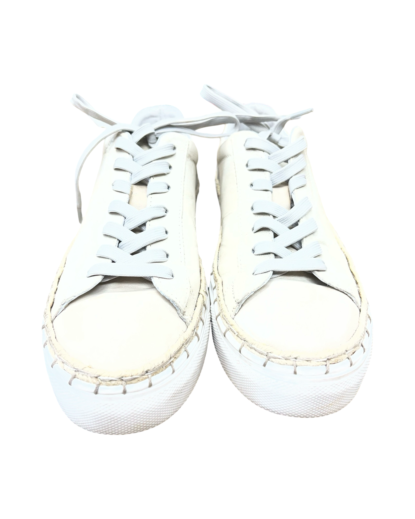 Shoes Sneakers By Free People In Cream & Grey, Size:7