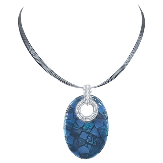 Necklace Set By Chicos In Blue, Size:02 Piece Set