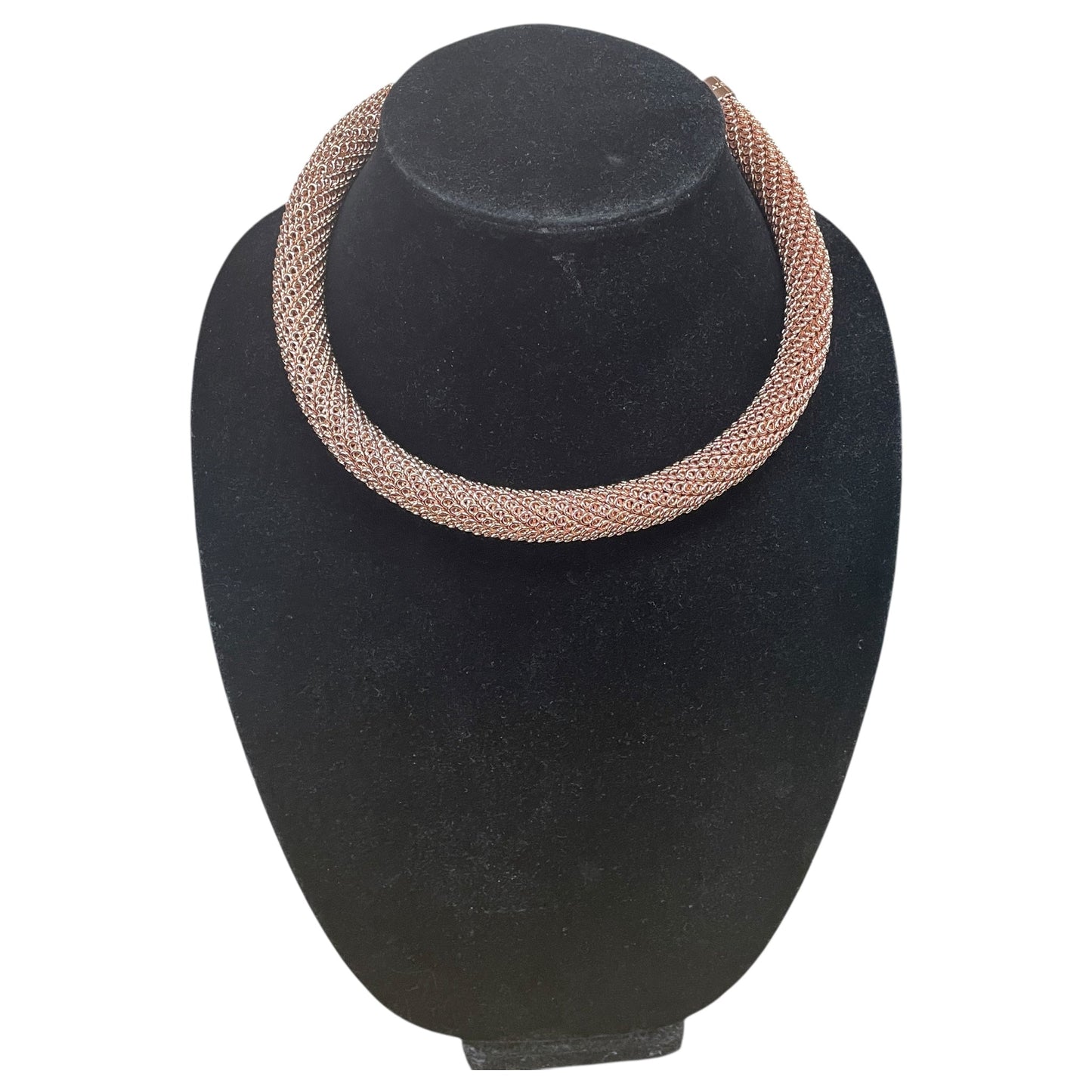 Necklace Statement By Bcbgmaxazria In Rose Gold