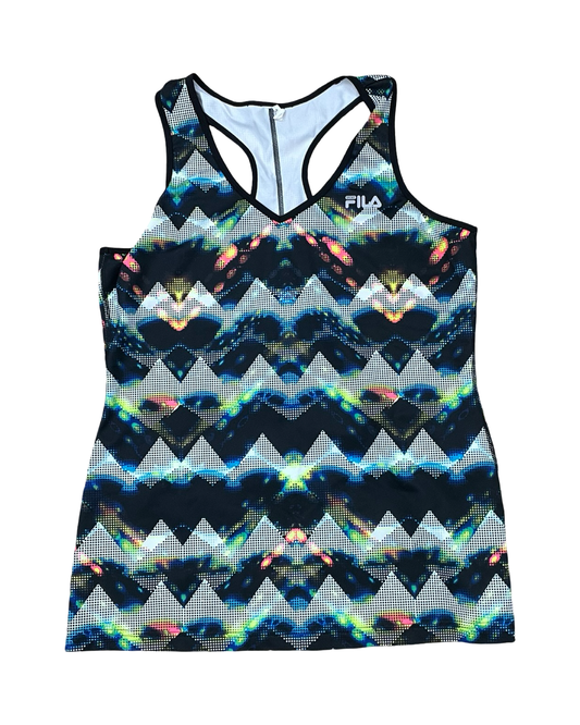 Athletic Tank Top By Fila In Multi, Size:Xl