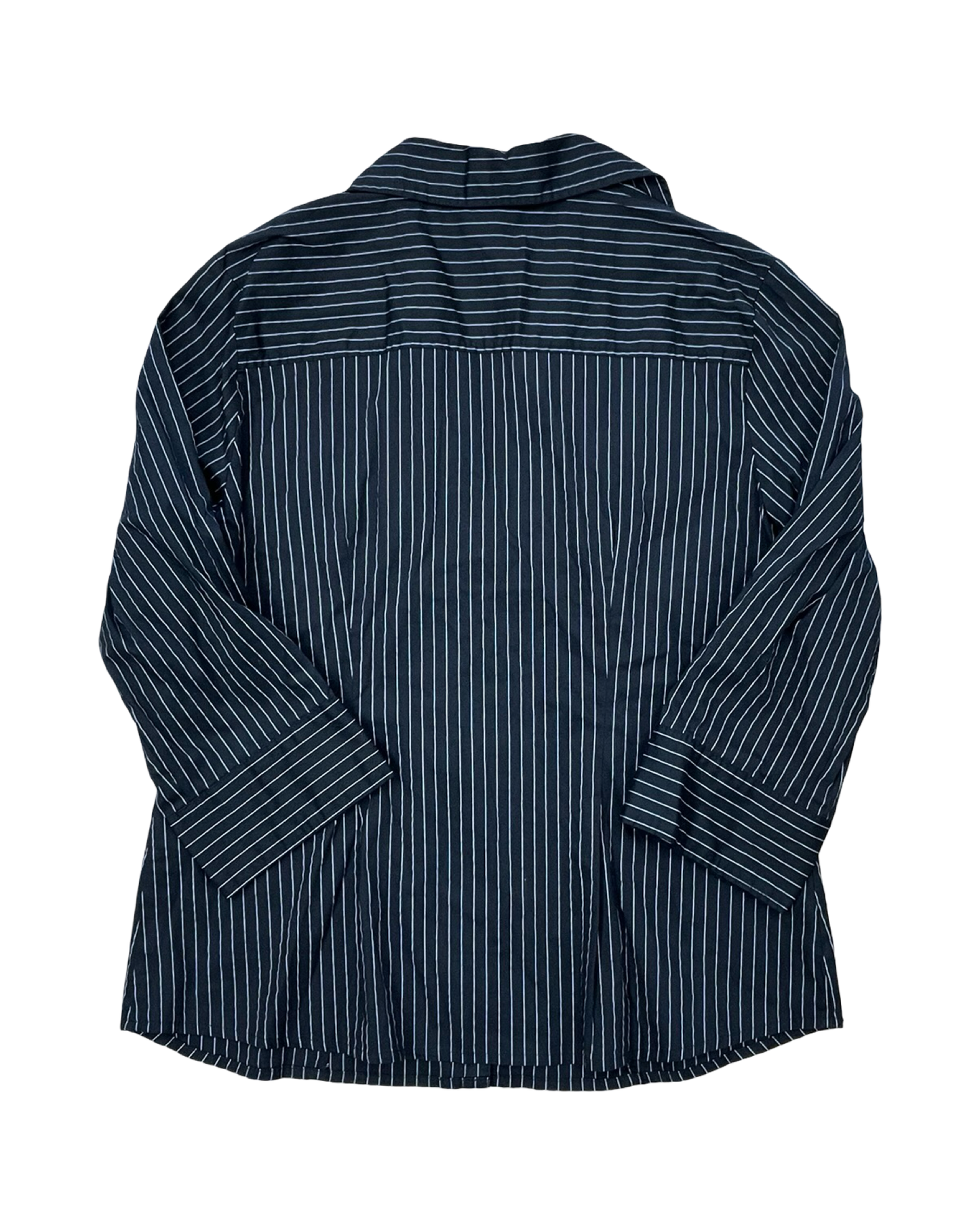 Blouse 3/4 Sleeve By Clothes Mentor In Black, Size:L