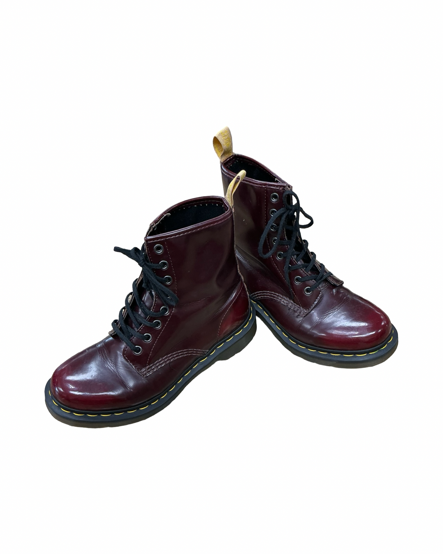 Boots Ankle Flats By Dr Martens In Red, Size:7