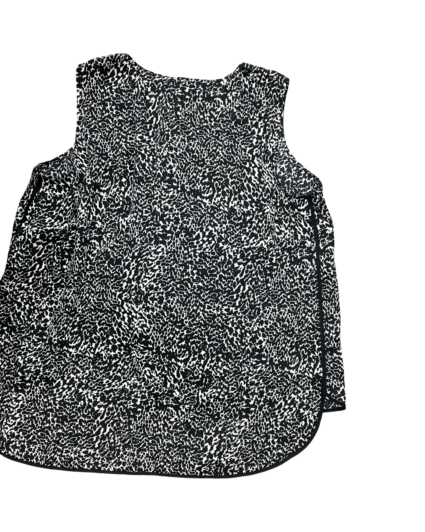 Top Sleeveless By Lane Bryant In Black & White, Size:3X