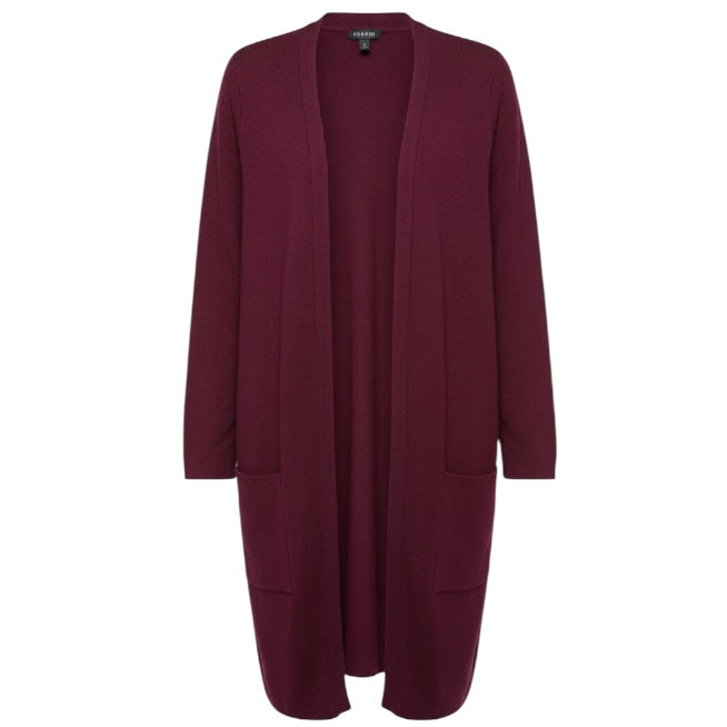 Everyday Soft Duster Open Front Sweater By Torrid In Purple, Size: 2X