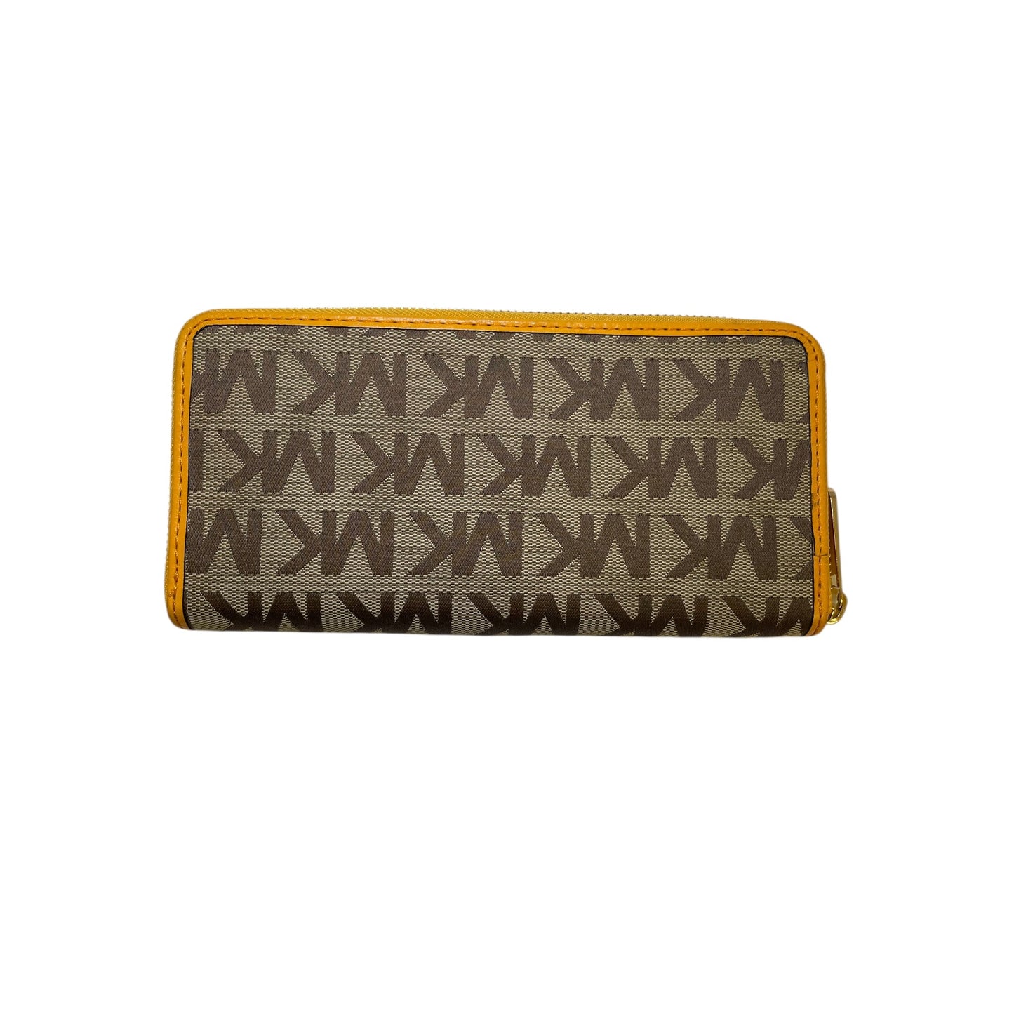 Wallet Designer By Michael Kors In Yellow, Size:Large