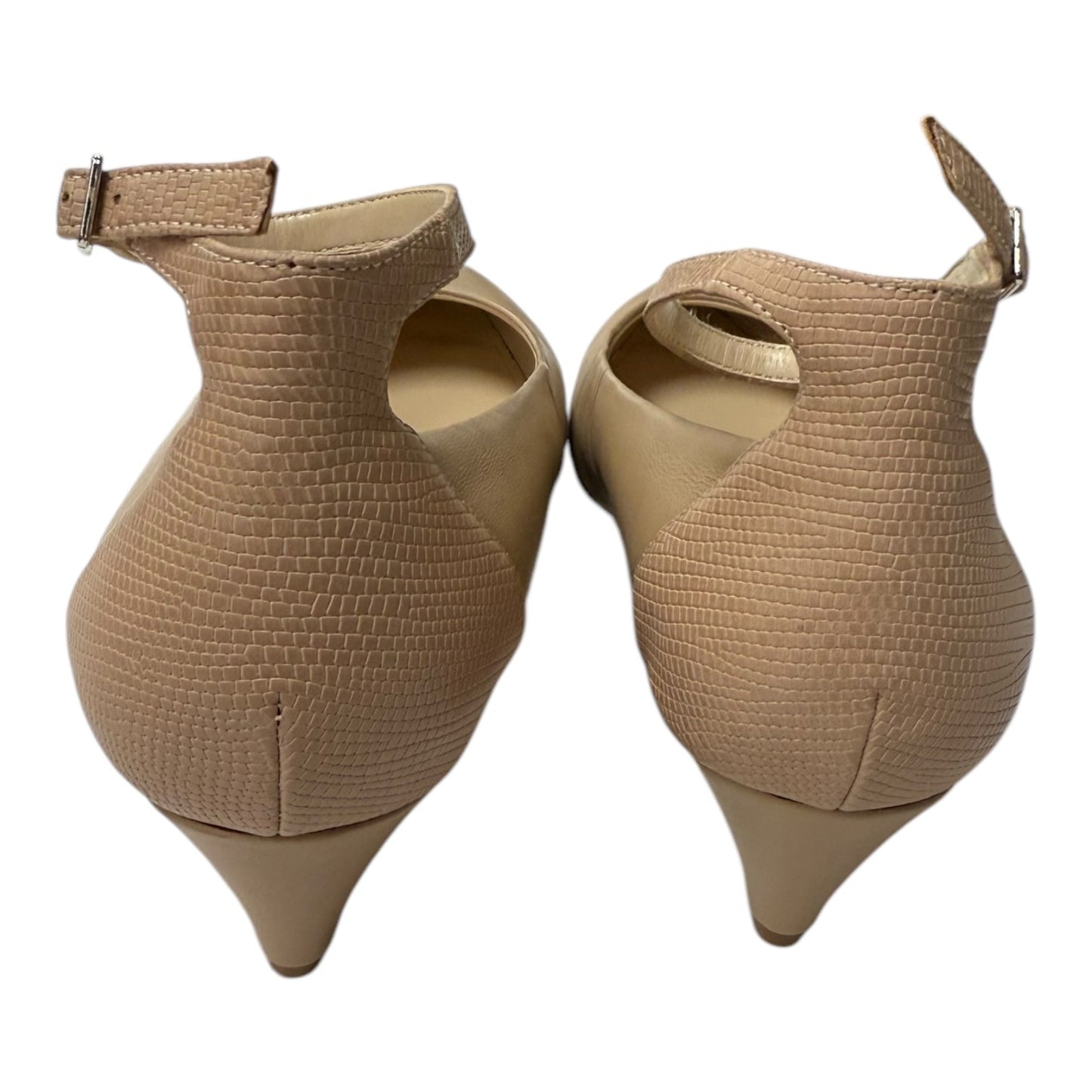 Shoes Heels Wedge By Nine West In Tan, Size:8.5