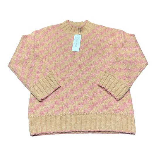 Sweater By Minkpink In Orange & Pink, Size:L