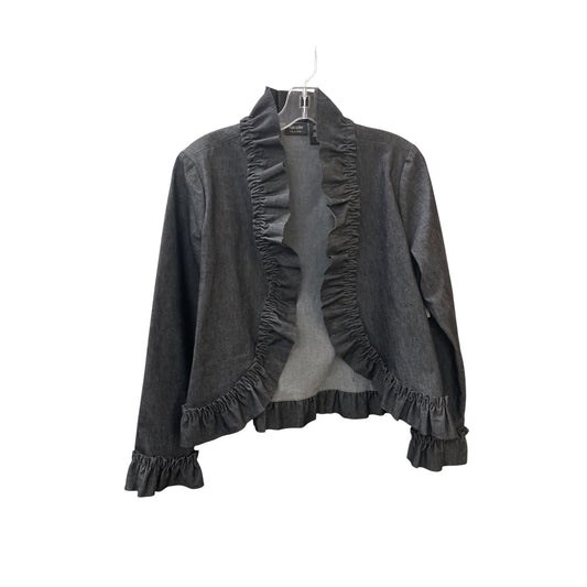 Cardigan By Nicole By Nicole Miller In Navy, Size:S