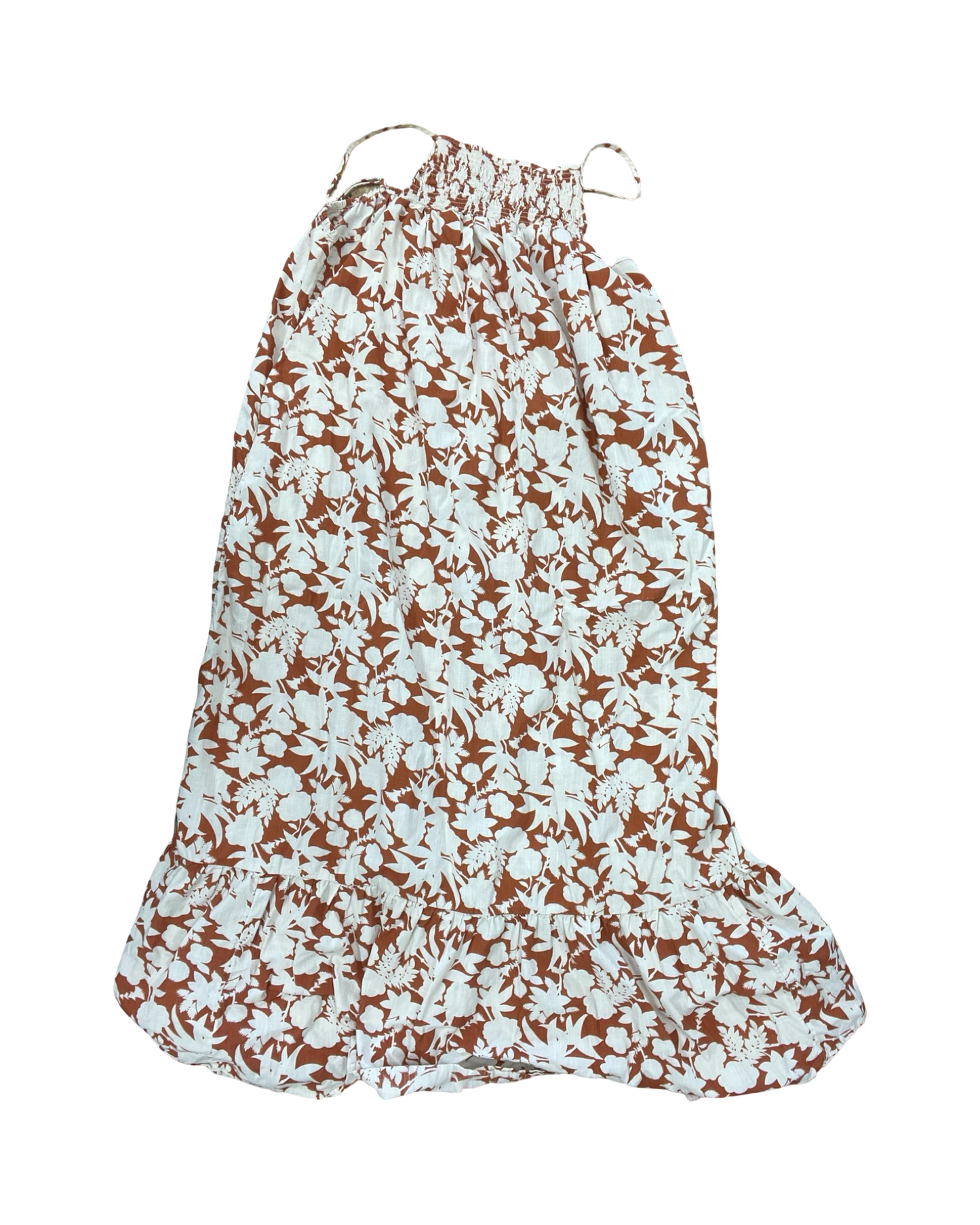 Dress Casual Maxi By Universal Thread In Orange & White, Size:L