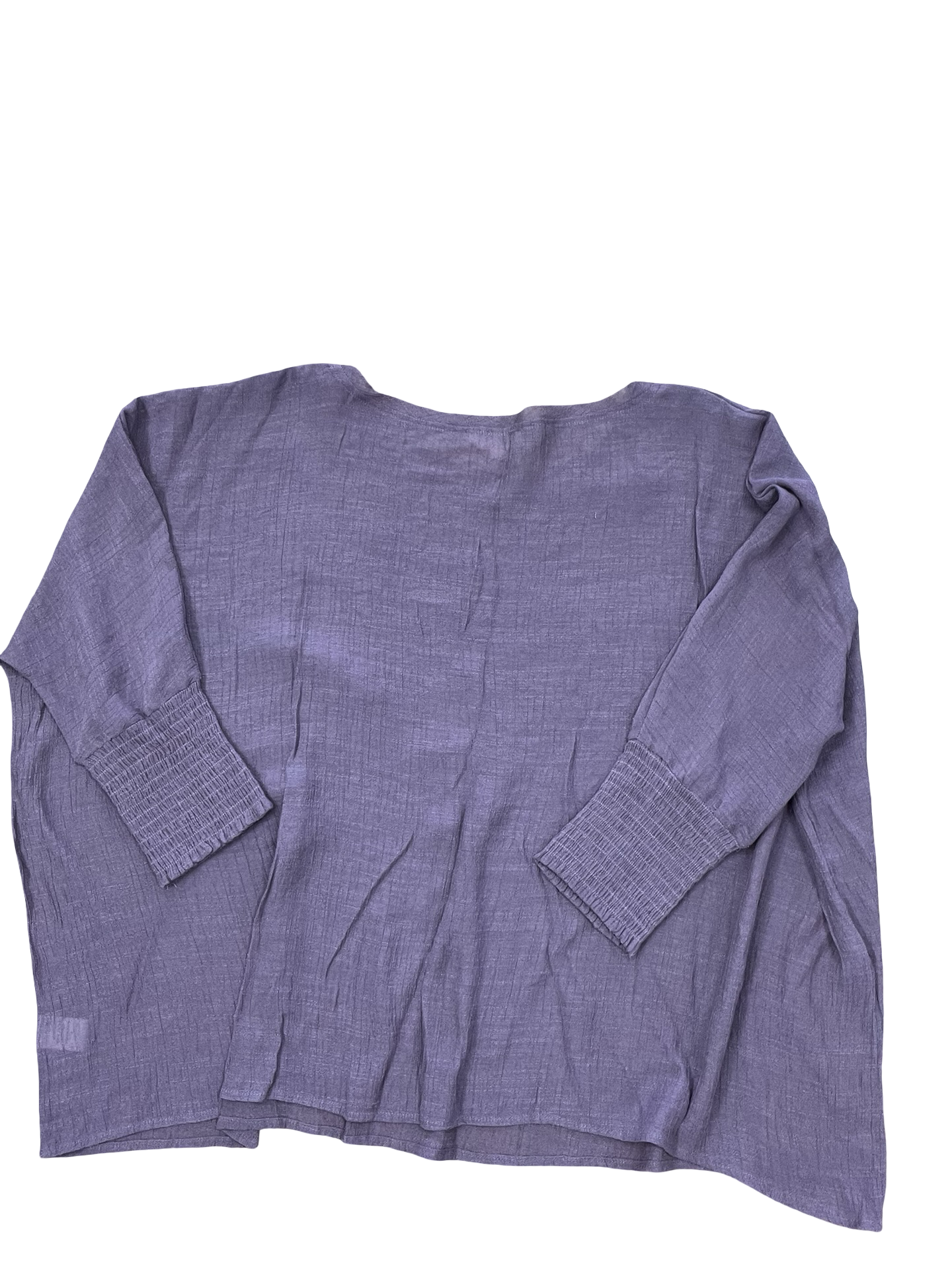 Top 3/4 Sleeve By Ee Some In Purple, Size:L