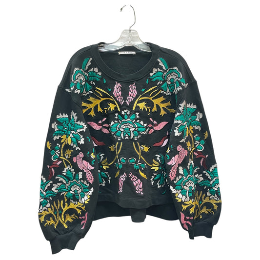 Sweatshirt Designer By Alice + Olivia In Black, Size:L