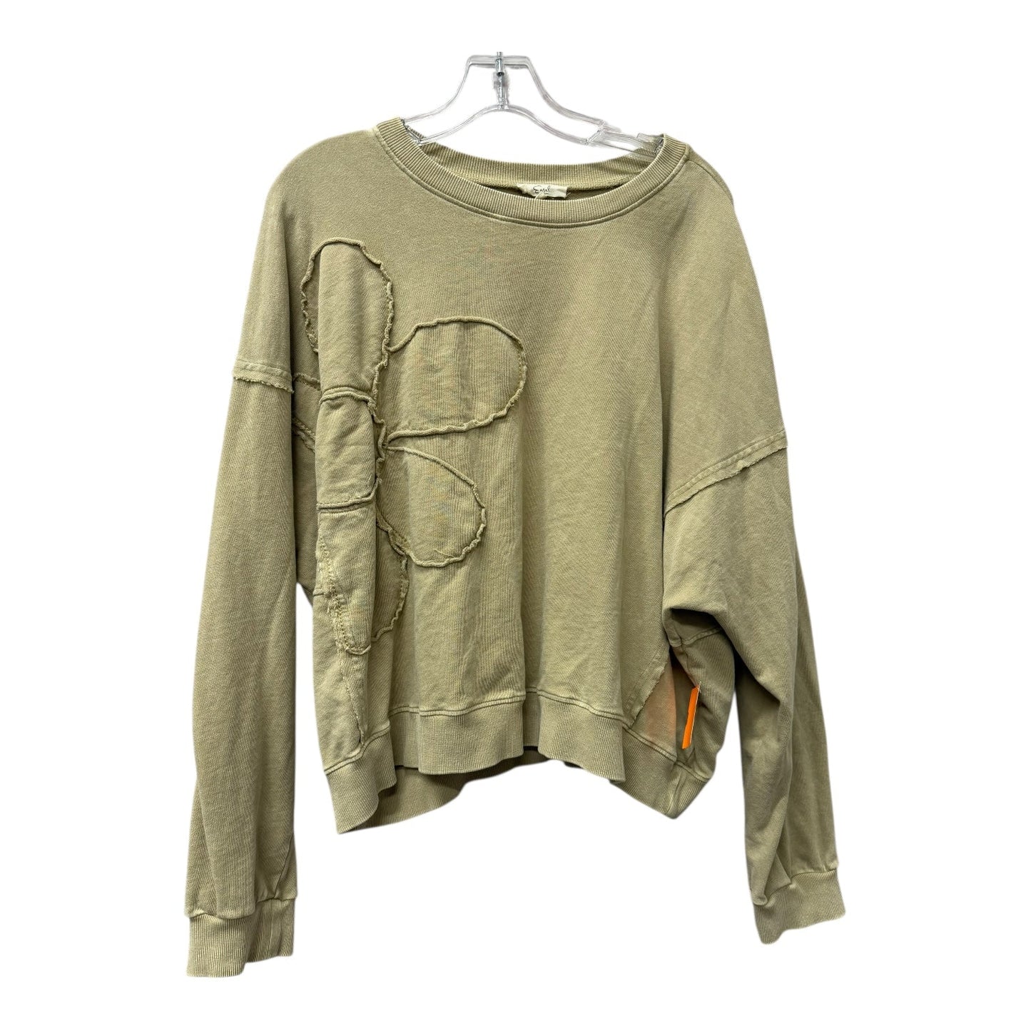 Top Ls By Easel In Tan, Size:M