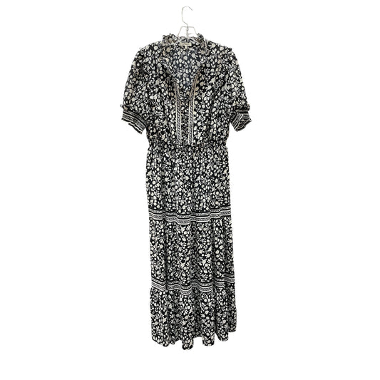 Dress Casual Maxi By Max Studio In Black & Cream, Size:1X