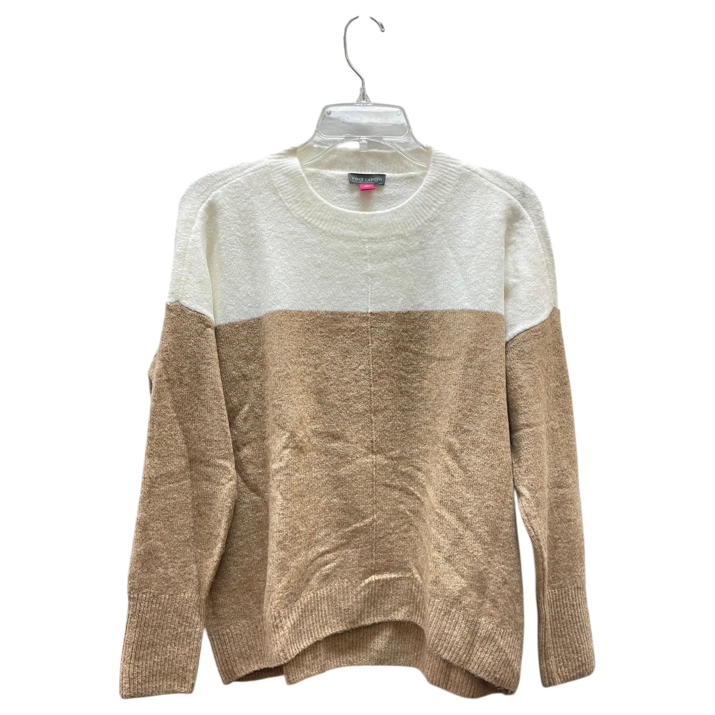 Sweater By Vince Camuto In Brown & White, Size:Xs