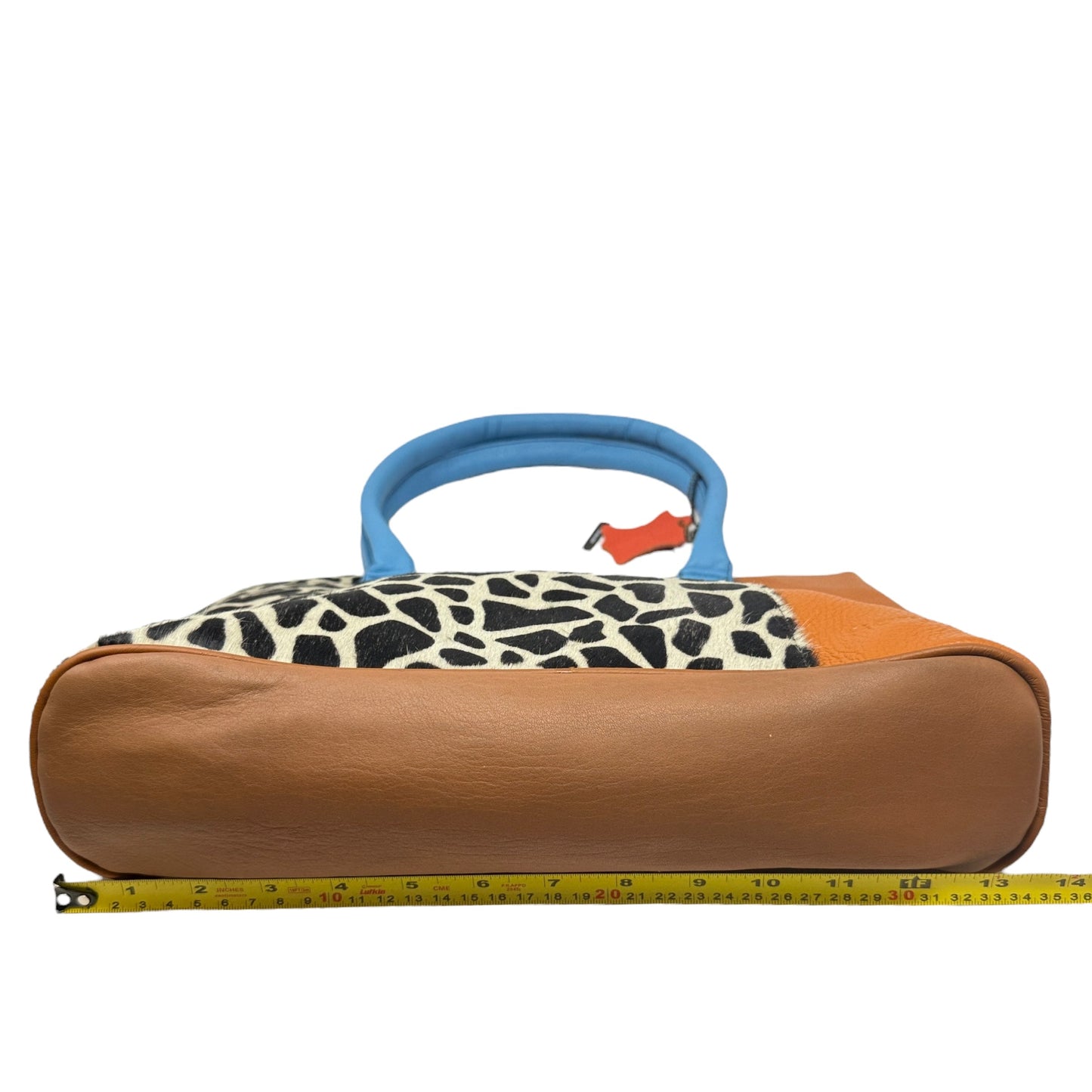 Handbag Leather By Cmc, Size: Large