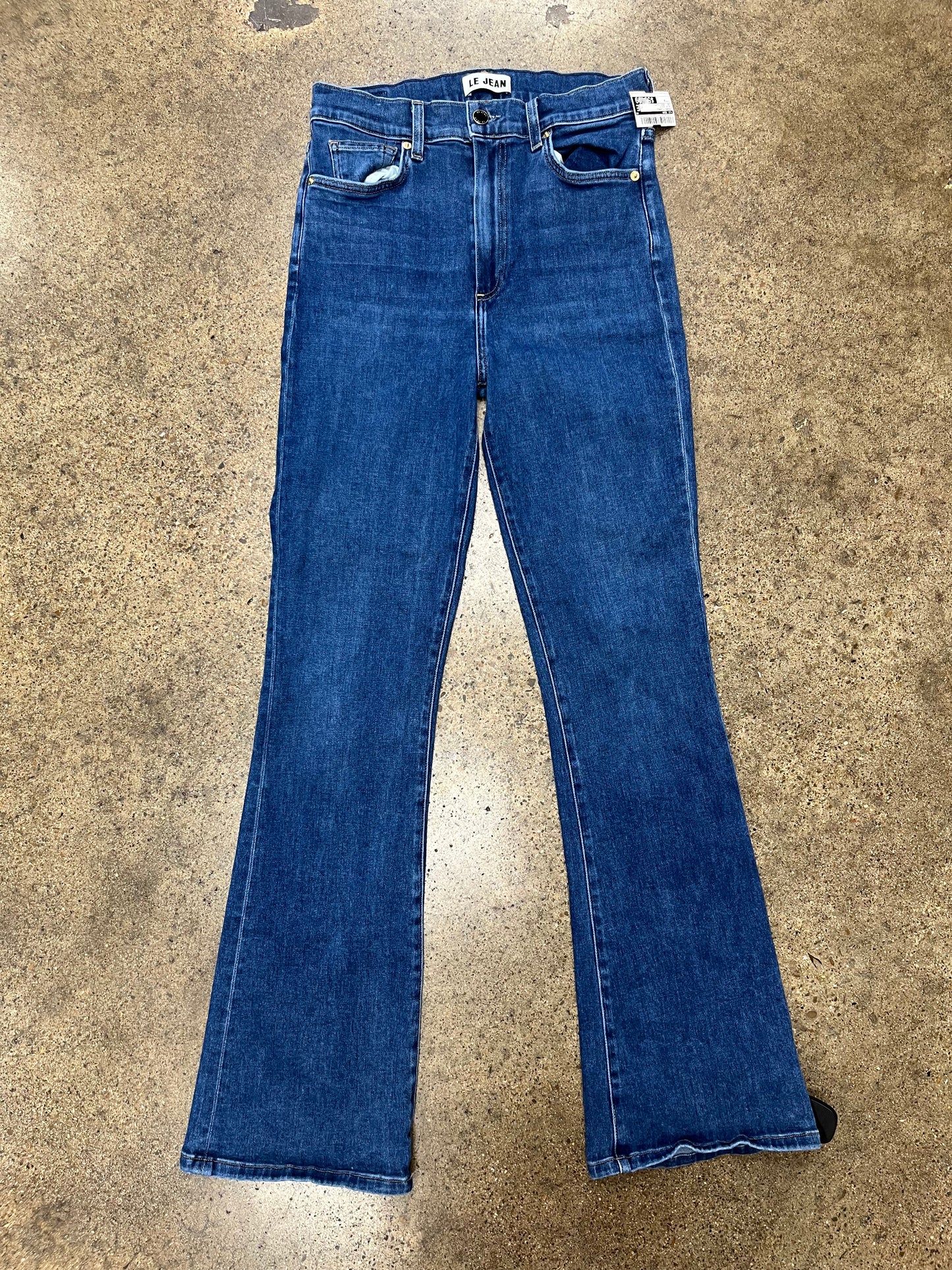 Jeans Flared By Le Jean In Blue Denim, Size:6