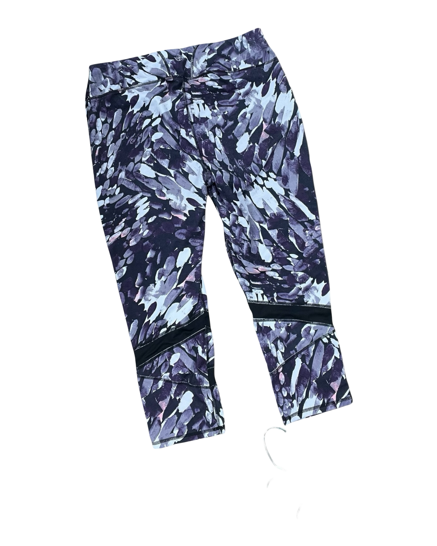 Athletic Capris By Gaiam In Blue & Purple, Size:L