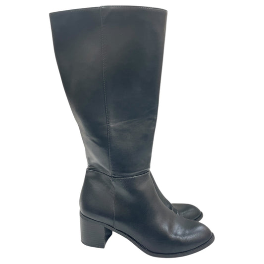 Boots Knee Heels By LAUREN CONRAD In Black, Size:10