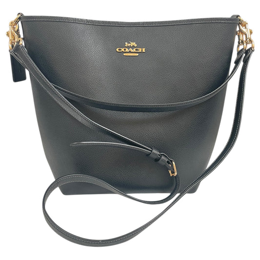 Handbag Designer By Coach In Black, Size:Large